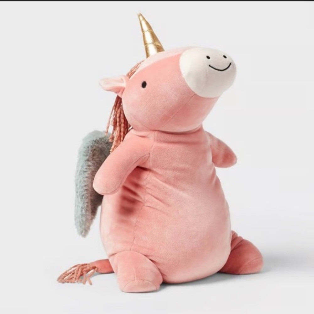 Like new Pegasus Weighted Plush Throw Pillow - Pillowfort